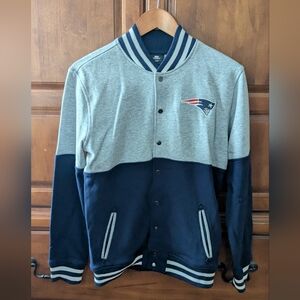 New England Patriots Gray and Navy Jacket